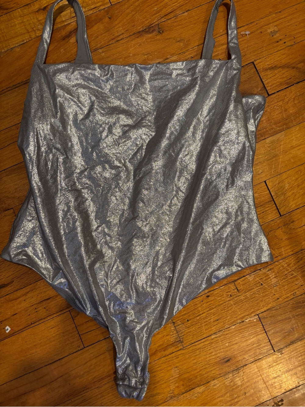 Skims silver bodysuit nwot 2X
